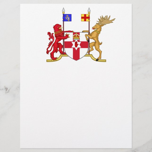 Flyer Escudo de armas de Irlanda del Norte (Frente)