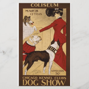 Flyer Espectáculo de perro de época