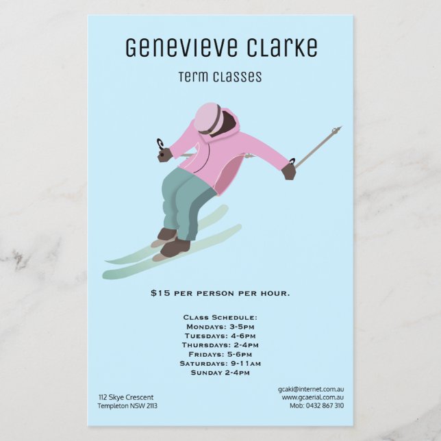 Flyer Esquí (Frente)