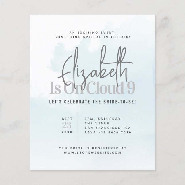 Flyer Está En Nueve Novedades Modernas Invitación A La D (Frente)