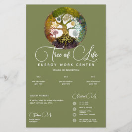 Flyer Estaciones | Árbol de la Vida