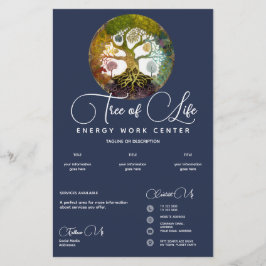 Flyer Estaciones | Árbol de la Vida