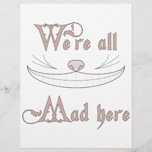 Flyer Estamos todos locos aquí