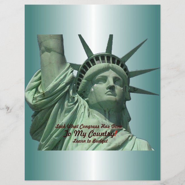 Flyer Estatua de la Libertad Llorando (Frente)