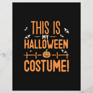 Flyer Este es mi disfraz de Halloween