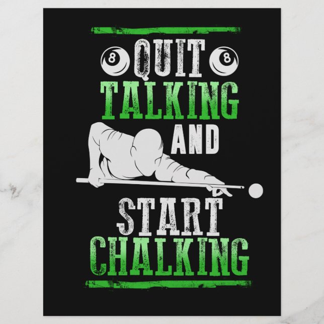 Flyer Estilo Billard (Frente)