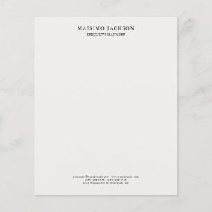 Flyer Estilo clásico pastel simple profesional elegante