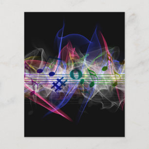 Flyer Estilo musical colorido