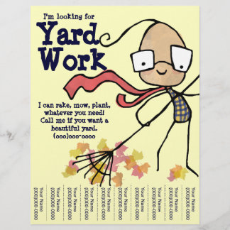 Flyer Estoy buscando trabajo de yard