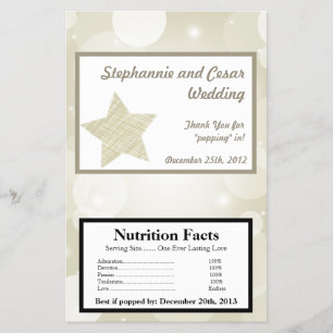 Flyer Estrellas de Navidades de envolvimiento de palomit