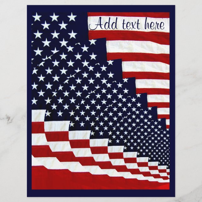 Flyer Estrellas y franjas estadounidenses_ (Frente)