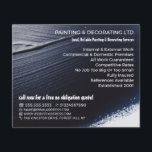 Flyer Estroca de pintura negra, pintador y decorador<br><div class="desc">Volante publicitario Black Paint Stroke,  Painter & Decorator por The Business Card Store.</div>