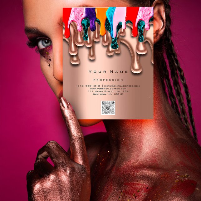 Flyer Estudio de artista de uñas perfora precios de empi (Nail Artist Studio Drips Rose Wax Epilation Prices Flyer)