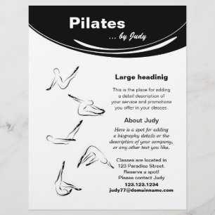 Flyer Estudio de Pilates