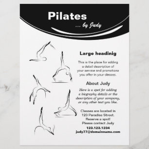 Flyer Estudio de Pilates