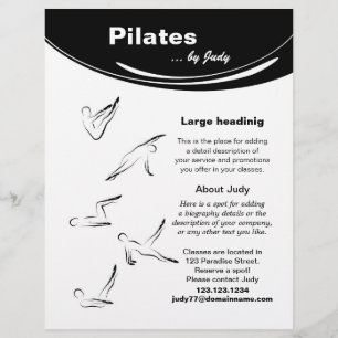 Flyer Estudio de Pilates