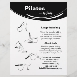 Flyer Estudio de Pilates