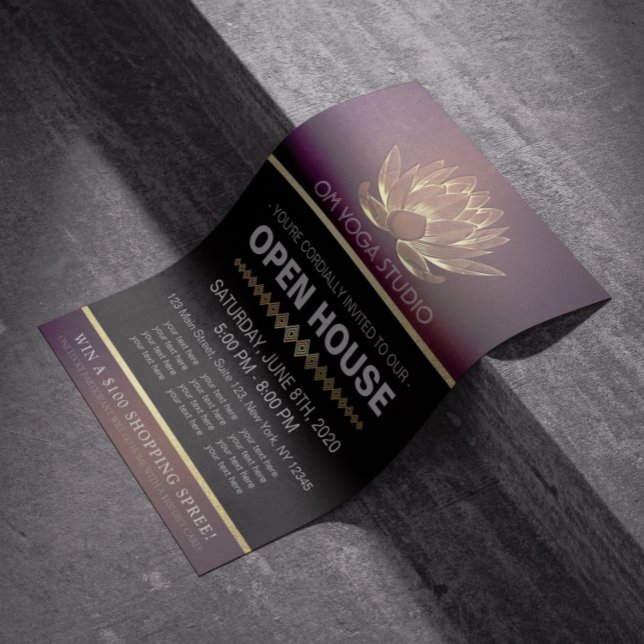 Flyer Estudio de YOGA Instructor de Meditación Casa Abie (Subido por el creador)