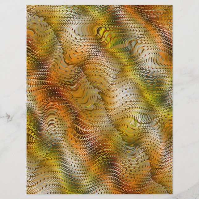 Flyer ET Faux Snakeskin Scrapbook Paper Bulk Pages (Frente)