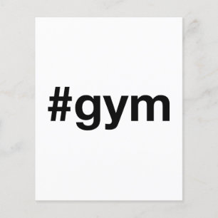 Flyer Etiqueta GYM