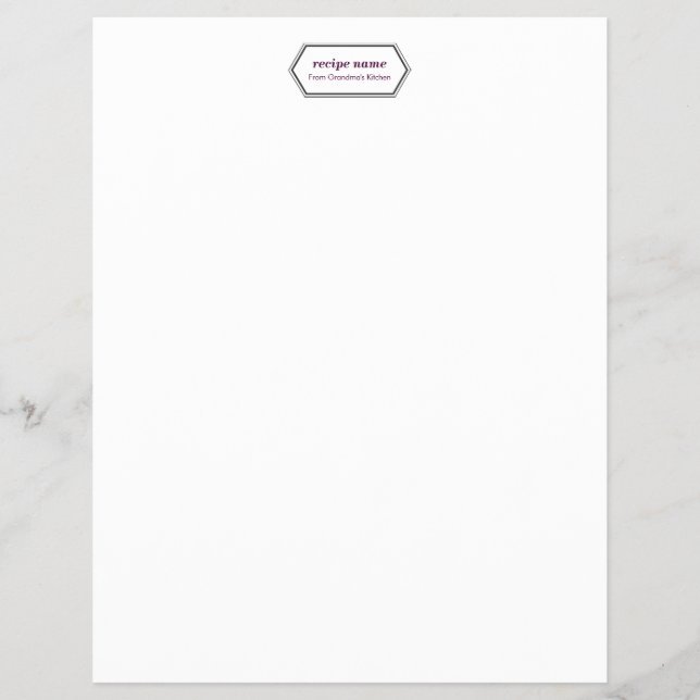 Flyer Etiqueta Purple Food (Frente)