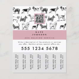 Flyer Etiquetas de despedida del entrenador de perros de