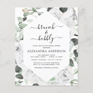 Flyer Eucalyptus Brunch & Bubbly Bridal Shower