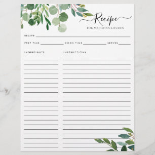 Flyer Eucalyptus Elegante Presupuestario Deja La Receta 