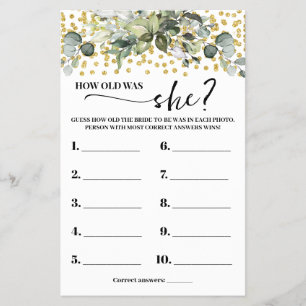 Flyer Eucalyptus Gold ¿Qué edad tenía la tarjeta de jueg