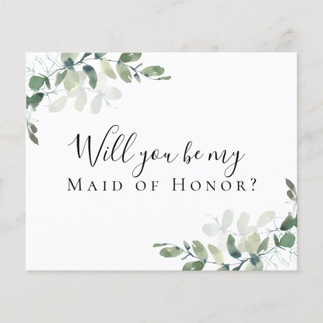 Flyer Eucalyptus será mi empleada de honor (Frente)