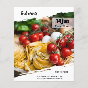 Flyer Evento de alimentación