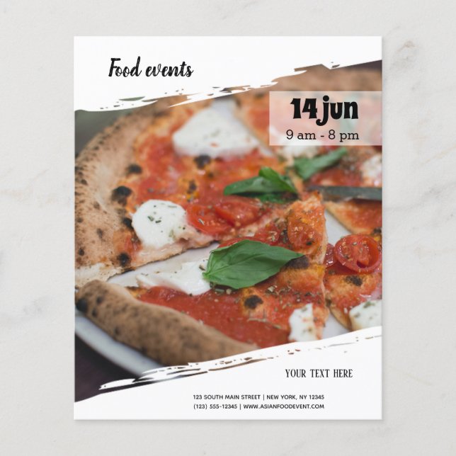 Flyer Evento de alimentación (Frente)