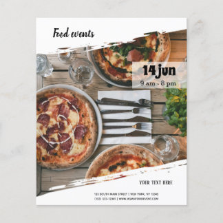 Flyer Evento de alimentación