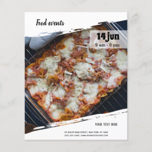 Flyer Evento de alimentación