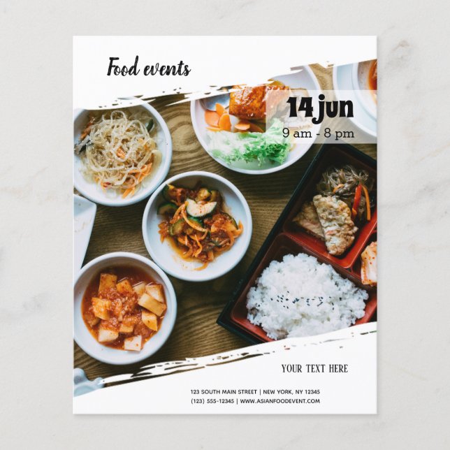 Flyer Evento de alimentación (Frente)