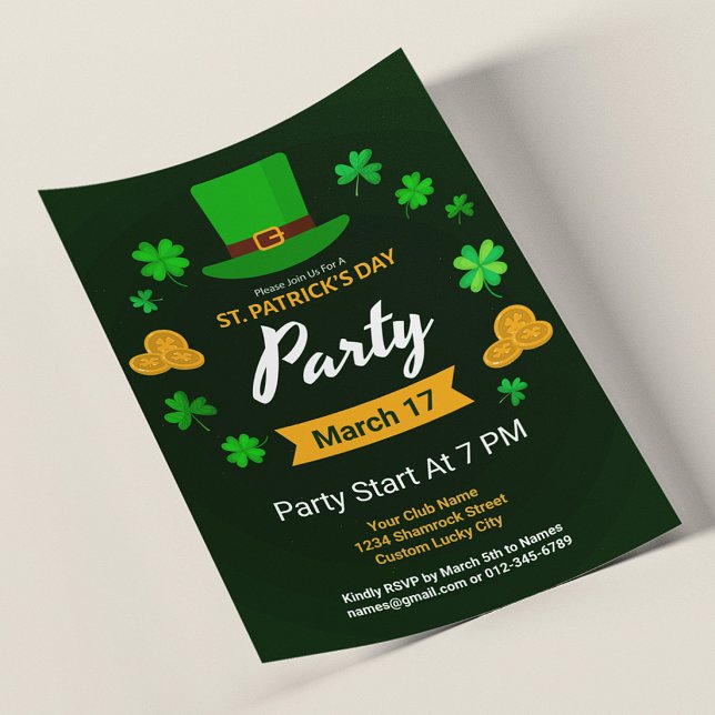 Flyer Evento de fiesta de club personalizado del día de  (Subido por el creador)