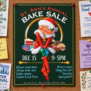 Flyer Evento de Mercado de Alimentos de Venta de Galleta