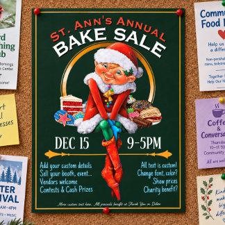 Flyer Evento de Mercado de Alimentos de Venta de Galleta