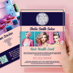 Flyer Evento de negocios de Guay sobre tipografía retro<br><div class="desc">Aumenta la promoción de tu evento de negocios con nuestro cautivador volante! Diseñado para inspirar la asistencia y la emoción, este volante presenta una vibrante paleta de colores de color rosa, verde azulado y morado oscuro, que combina a la perfección el encanto retro con la estética moderna. Animar a los...</div>