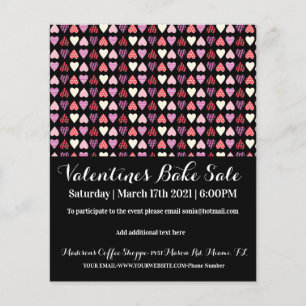 Flyer Evento del Día de San Valentín Fiesta Venta de Rep