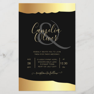 Flyer Evento elegante del guión del guión del Relieve me