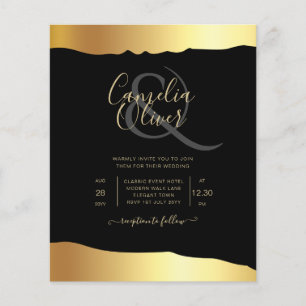 Flyer Evento elegante del guión del guión del Relieve me
