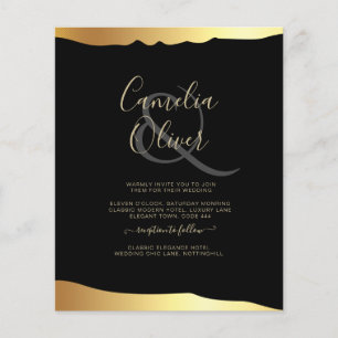 Flyer Evento elegante del guión del guión del Relieve me