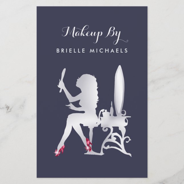 Flyer Evento especial de lujo FAUX Silver Woman Boutique (Frente)