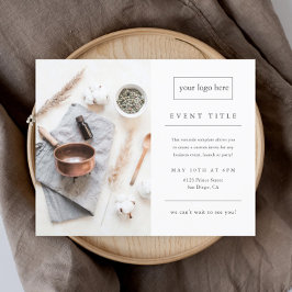 Flyer Evento profesional Minimalista Foto profesional