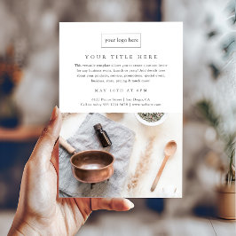 Flyer Evento profesional Minimalista Foto profesional