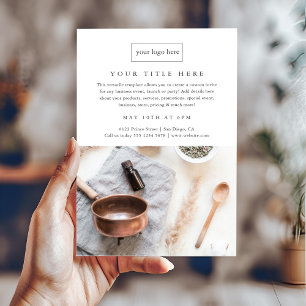 Flyer Evento profesional Minimalista Foto profesional