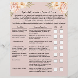 Flyer Exención de responsabilidad y formulario de libera
