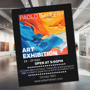Flyer Exposición de Arte