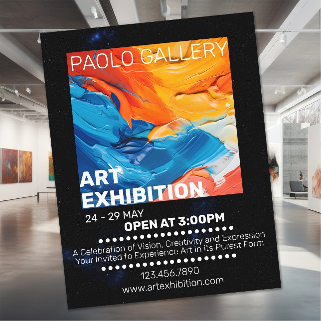 Flyer Exposición de Arte (Subido por el creador)